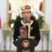 Presiden Jokowi membuka Pesta Kesenian Bali ke-43, secara virtual, Sabtu (12/06/2021)