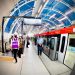 Presiden Jokowi didampingi Menhub Budi Karya Sumadi meninjau progres pembangunan LRT Jabodebek Tahap 1, Rabu (09/06/2021) pagi.