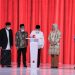 Wapres Ma’ruf Amin dalam acara Rembuk Nasional Vokasi dan Kewirausahaan serta peresmian BLK Komunitas Tahun 2020, di Pondok Pesantren Cipasung, Singaparna, Kabupaten Tasikmalaya, Jabar, Selasa (08/06/2021).