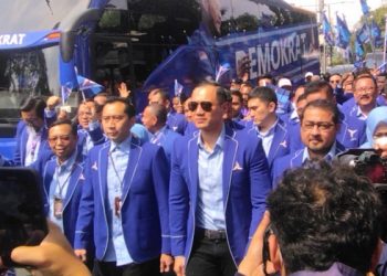 Rombongan Partai Demokrat/Net