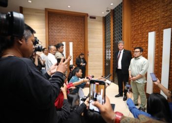 Wakil Ketua DPR RI bidang Korkesra Abdul Muhaimin Iskandar (Gus Imin) menerima kunjungan Duta Besar (Dubes) Palestina untuk Indonesia, Zuhair Al-Shun