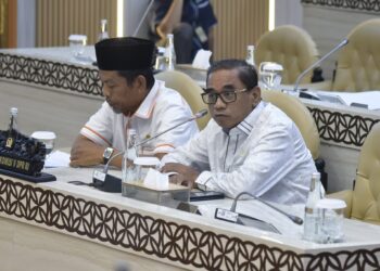 Anggota Komisi V DPR RI Ahmad Fauzi, saat Rapat Kerja Komisi V dengan Kementerian Perhubungan di Gedung DPR RI, Senayan, Jakarta, Kamis (8/5/2025)